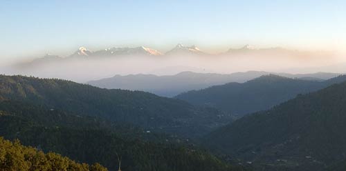 Himalayas from Mukteshwar