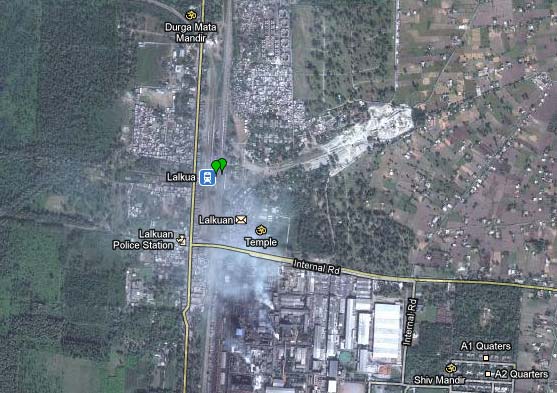 A Google Map Of Lalkuan