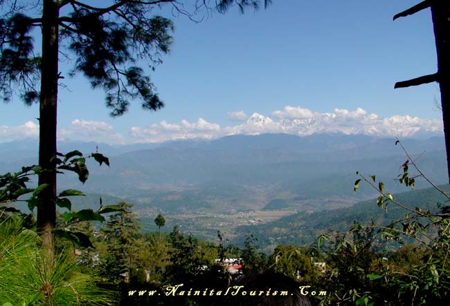 Kausani offers a 350 km view of the Himalayan peaks like Trisul, Nanda Devi and Panchchuli.