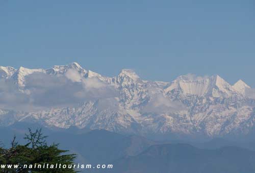 Himalayas from Ramgarh Nainital