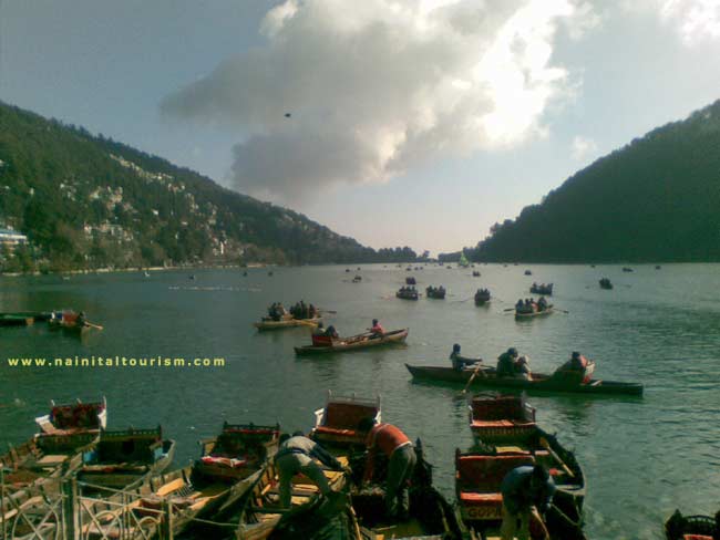 Boating  in Nainital Lake